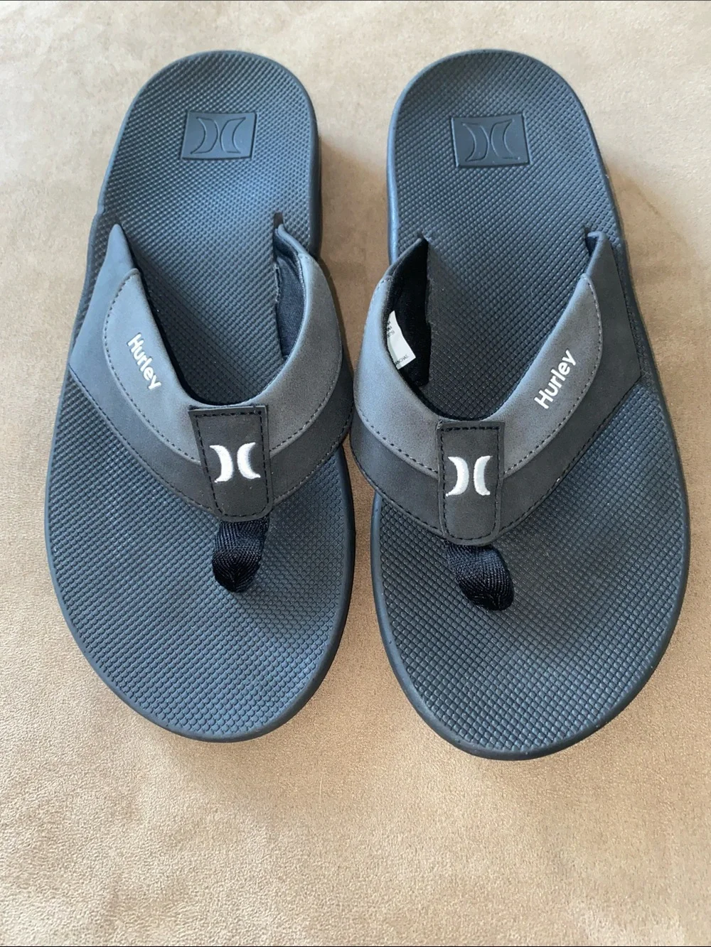 Hurley Men’s Black/Gray Flip Flop Sandals